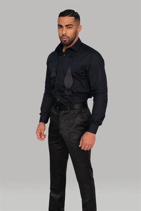 Mens Black Slim Fit Shirt | Suit Savvy