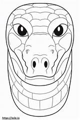 Snake Coloring Sea Pages Garter Printable Template Clipartmag Drawing  sketch template