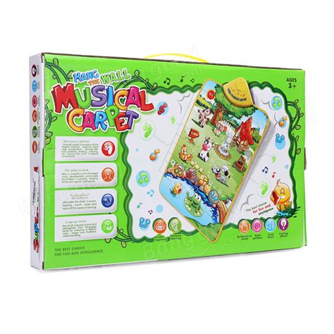 Baby Animal Farm Musical Mat Touch Singing Carpet Kids Educational Toy ...