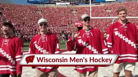 Wisconsin Hockey Team Featured at Camp Randall - Win Big Sports