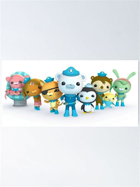 "Cbeebies octonauts Design" Poster for Sale by TomSearle02 | Redbubble