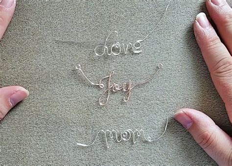 Conversations In Wire: How To Make Lettering With Craft Wire | How to make letters, Wire jewelry ...