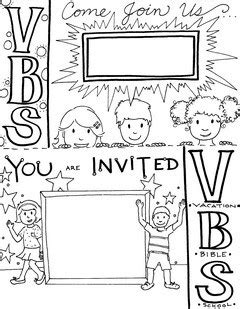 VBS Invitation Flyer Templates (Vacation Bible School)