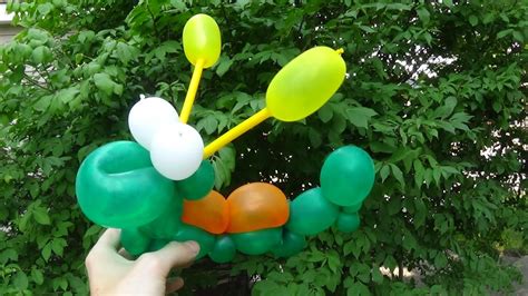 Balloon Caterpillar Tutorial - YouTube