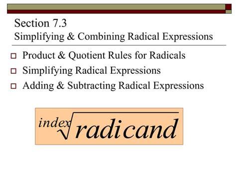 Lecture 05 a radicals | PPT