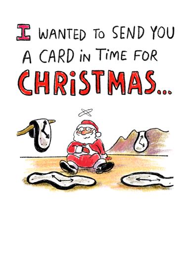 Christmas Cards Belated, Funny Cards - Free postage included