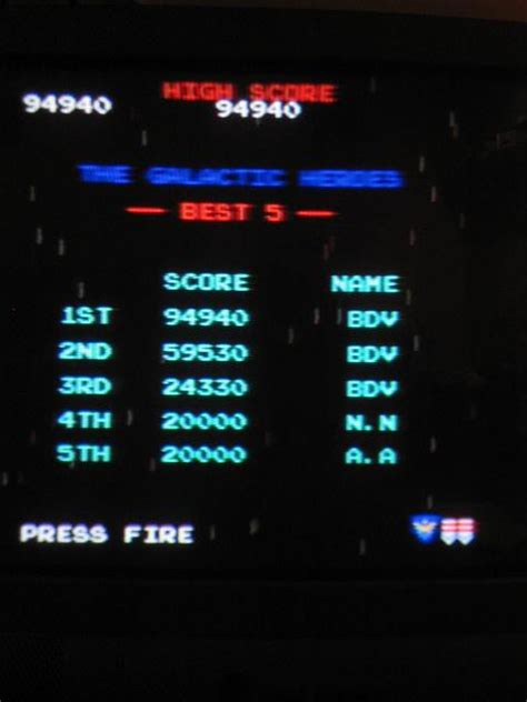 Galaga high score | Flickr - Photo Sharing!