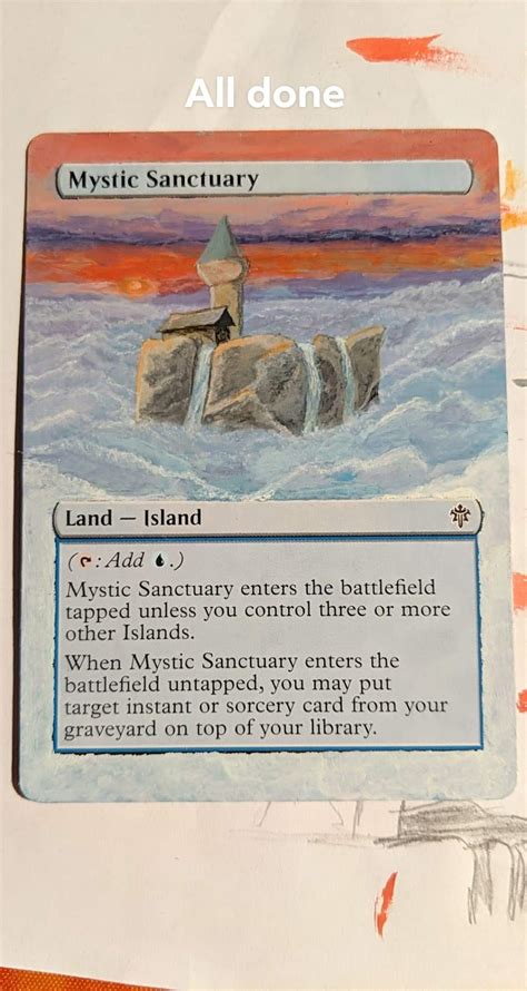 What I imagine when here Mystic Sanctuary : r/mtgaltered