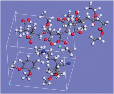 Computerized simulation to show the interaction of methacrylic acid ...