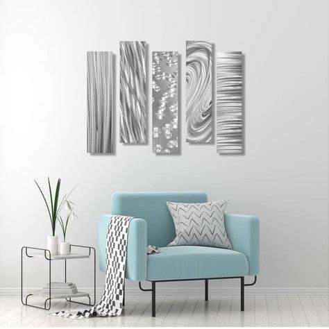 93 Silver Modern Wall Art Home Decor ideas in 2021 | silver wall decor, modern wall art, mirror ...