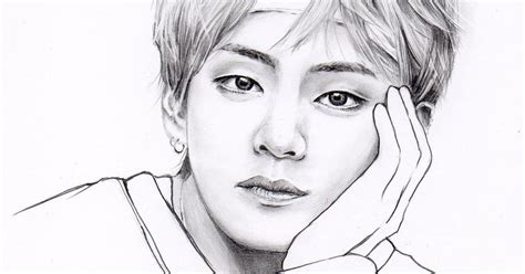 V BTS Drawing Best - Drawing Skill