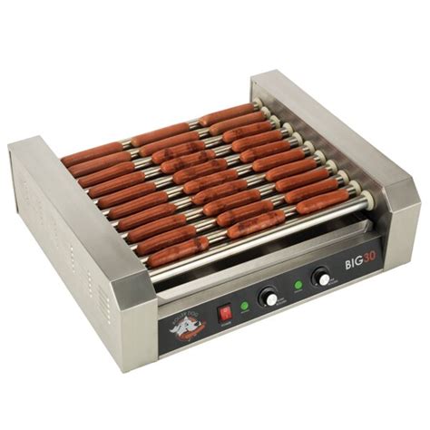 Hot Dog Grill Machine Roast Sausage Grill Maker Stainless Steel Hotdog Maker Cooker With Rollers ...