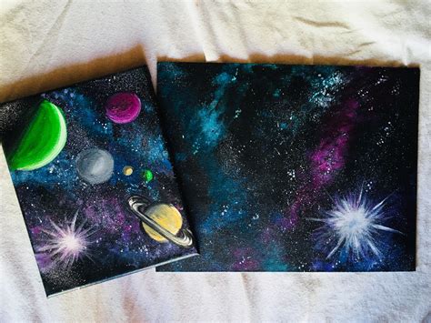 How To Paint A Galaxy - Step By Step Painting For Beginners