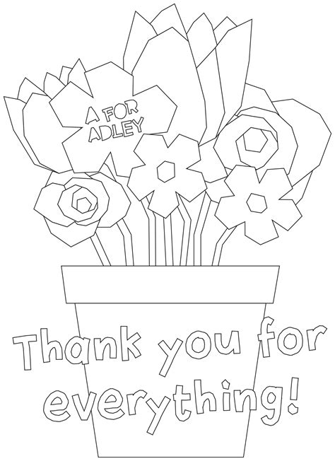 A For Adley Coloring Pages - Coloring Home