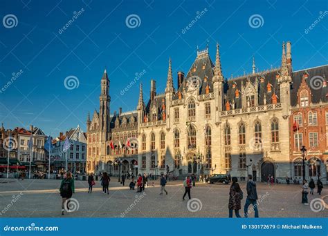 The Markt of Bruges, Belgium Editorial Stock Image - Image of european ...