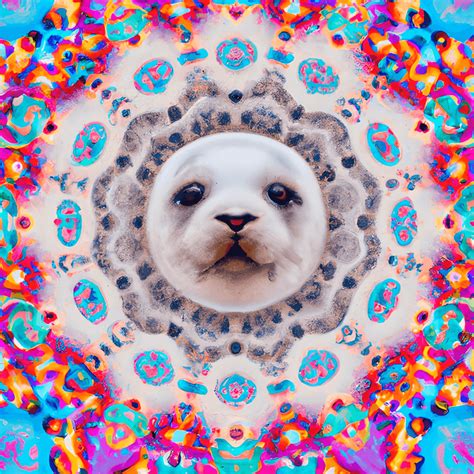 Cute White Baby Seal Face Graphic · Creative Fabrica