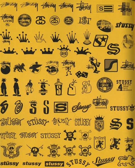 Graphic design lessons, Stussy logo, Logo design inspiration branding