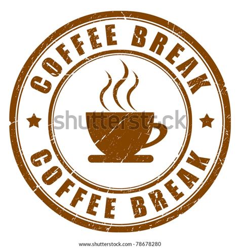 Coffee Break Sign Stock Illustration 78678280