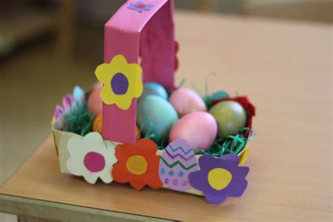 Easter Egg Basket to Make at Home - Children First Daycare and ...