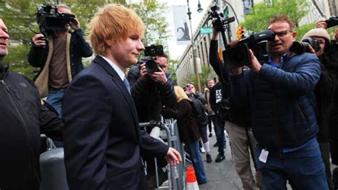 Ed Sheeran found not liable in "Thinking Out Loud" trial