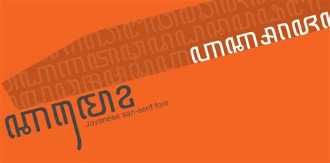 A modern font for the ancient Javanese script. | Modern fonts, Typography, Fonts