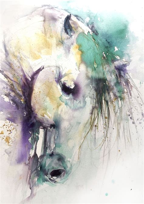 Horse Watercolor Art at GetDrawings | Free download