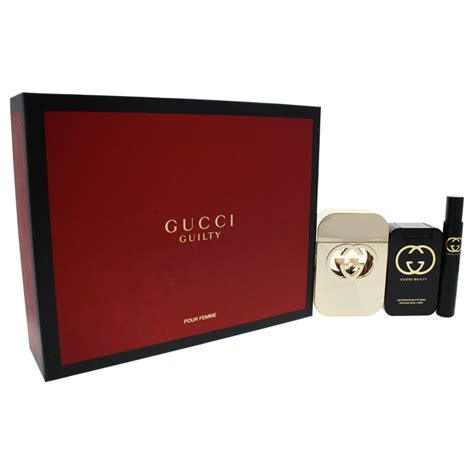 Gucci - Gucci Guilty Perfume Gift Sets for Women - 3 Pc Gift Set - Walmart.com - Walmart.com