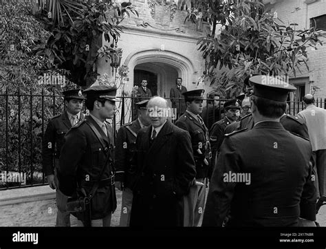 Argentine politician Vicente Solano Lima arrives at Juan Peron´s ...