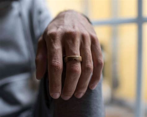 Wooden Rings for Men Mens Wooden Ring Handmade Walnut | Etsy