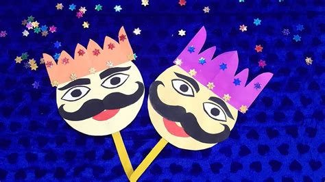 Dussehra Craft for Kids | Dussehra Craft | How to make paper ravan | रावण बनाने का तरीका | DIY ...