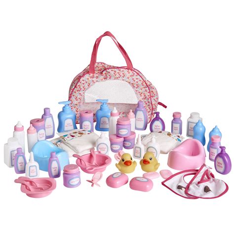 Wilko 50 piece Baby Doll Accessories with Bag | Wilko