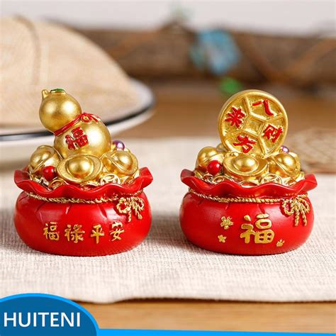 cny decoration 2024 dragon 1/2/3/5 Lucky Money Bag Traditional Chinese Feng Shui Figurine ...