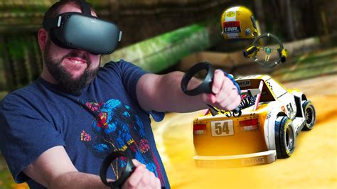 Awesome New Oculus Quest VR Racing Game! | Mini Motor Racing X With @GAMERTAGVR - YouTube