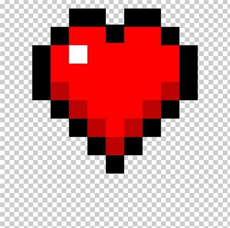 Pixel Art Heart Png