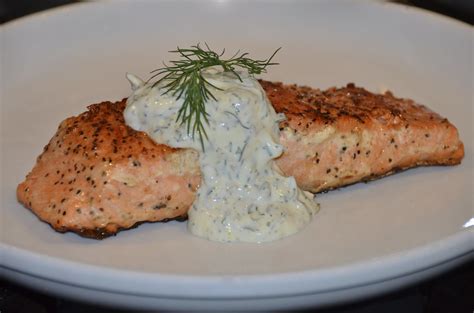 Salmon with a Lemon, Caper, and Dill Sauce - Necessary Indulgences