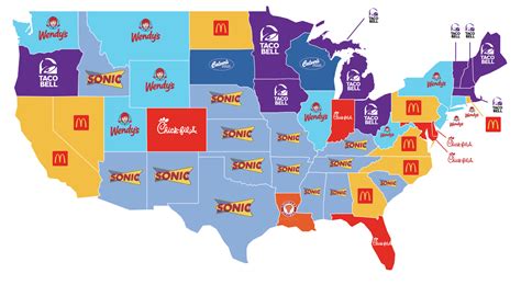 A state-by-state breakdown of the fast food everyone’s binging during ...