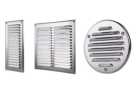 Stainless Steel Air Vent Grille with Fly Screen / Metal Duct ...