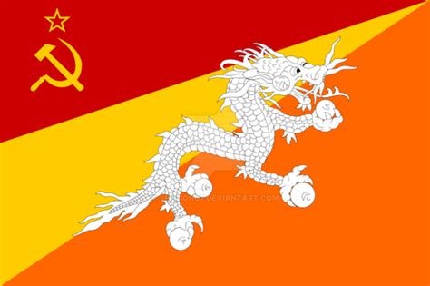 Soviet Socialist Republic of Bhutan Flag by sergiohu7 on DeviantArt