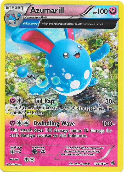 Azumarill 104/160 -- Primal Clash Pokemon Card Review ...