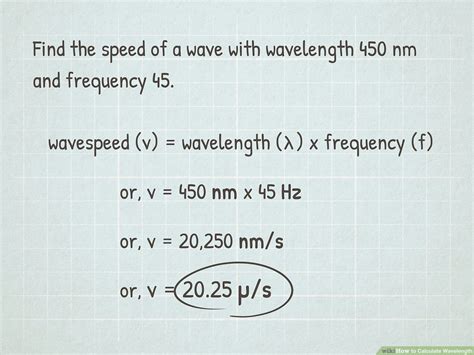 Wave Speed Formula