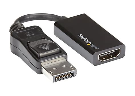 StarTech.com DisplayPort to HDMI Adapter - DP to HDMI - 4K 60Hz ...