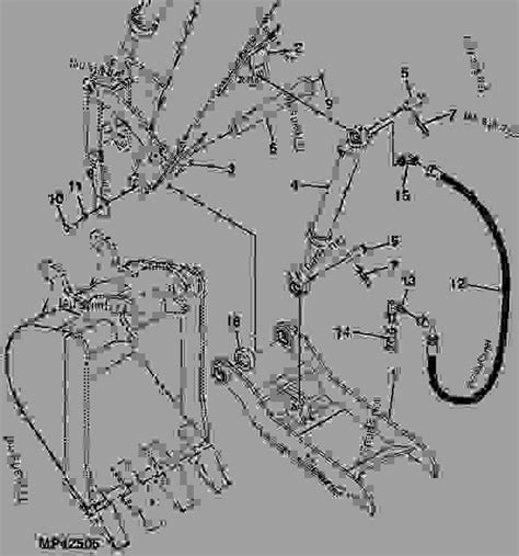 HYDRAULIC CLAMP (BACKHOE SN -102999) - BACKHOE, LOADER John Deere 110 ...