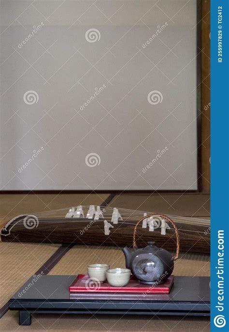 Tea Ceremony in the Japanese Garden Stock Image - Image of concept ...