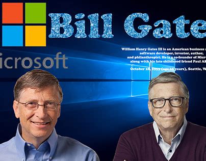 Bill Gates Projects | Photos, videos, logos, illustrations and branding ...