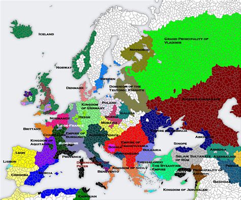 Map challenge: Medieval Europe | Alternate History Discussion