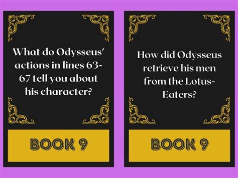 The Odyssey Book 9 | Teaching Resources