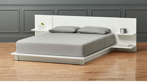 andes white queen storage bed | CB2