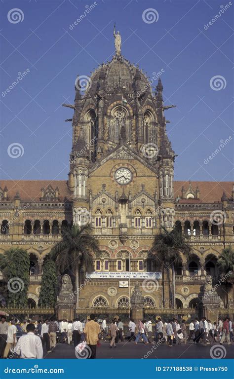 INDIA MUMBAI RAILWAY STATION Editorial Stock Photo - Image of india ...