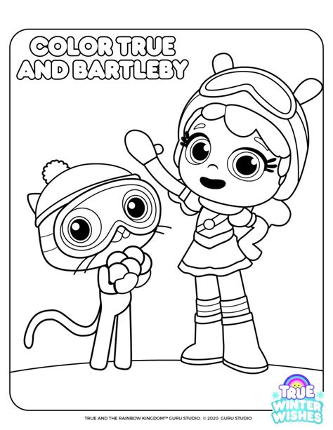 True and the Rainbow Kingdom Coloring Pages - Best Coloring Pages For Kids