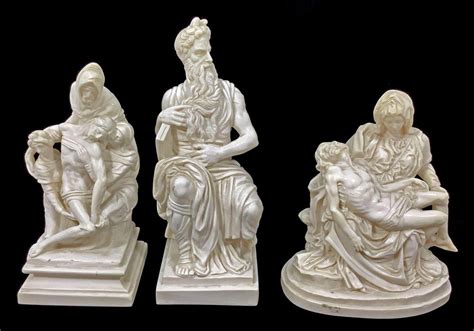 Lot - (3) Classic Figure A. Santini Italian Sculptures